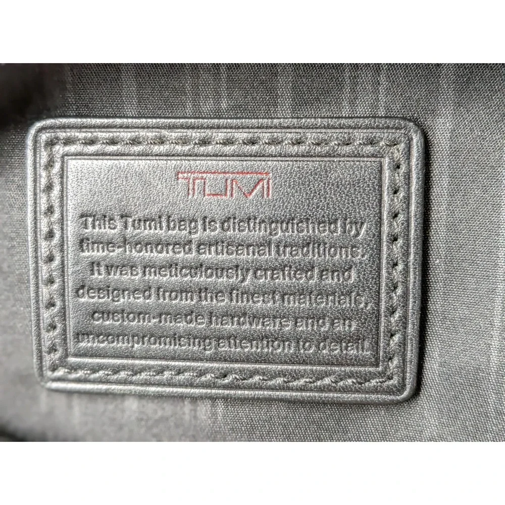 TUMI Alpha 26173DH Black Laptop Backpack Bag -*READ*
